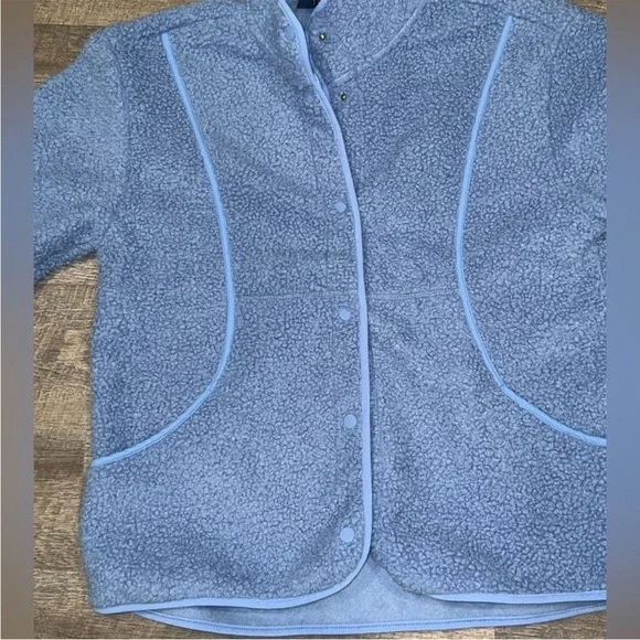 Avalanche Kids Blue Sherpa Jacket - Picture 3 of 7